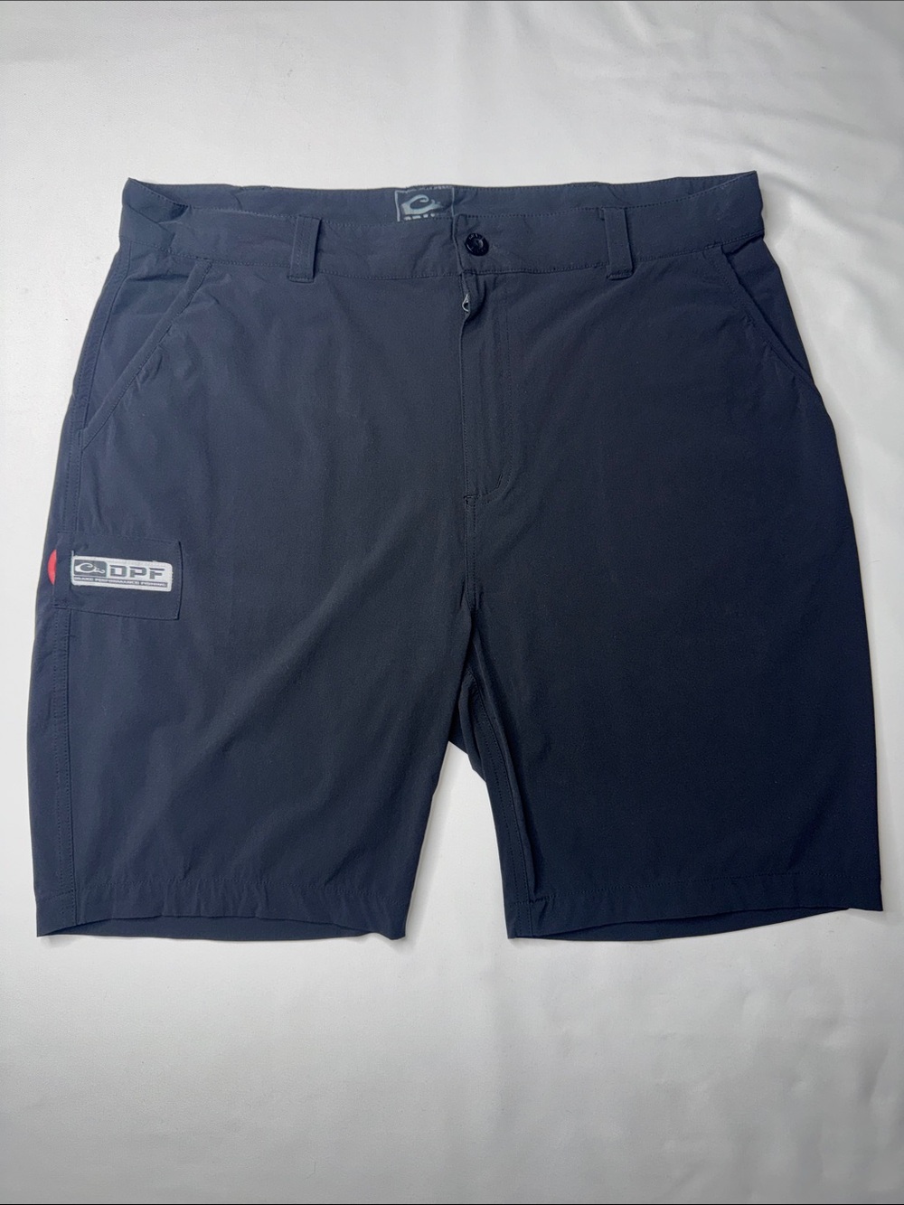 Drake Performance Fishing DPF Shorts Men's 36 Black Outdoor Casual Fish
